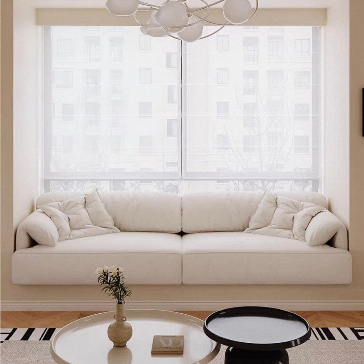 Elephant ears Bay Window Sofa