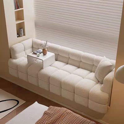 Cotton candy Bay Window Sofa view 3