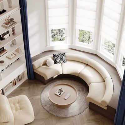 Tess arc Bay Window Sofa view 2
