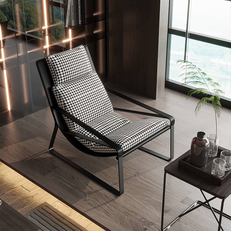 Peacock Pattern Lounge Chair-YGDY2004