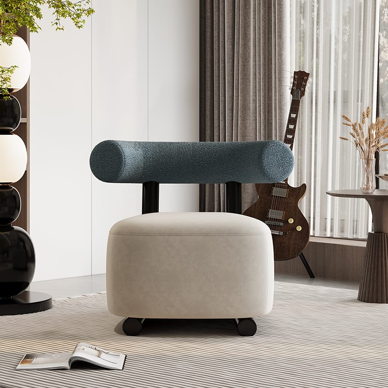 Sleigh-style lounge chair-YGDY2040