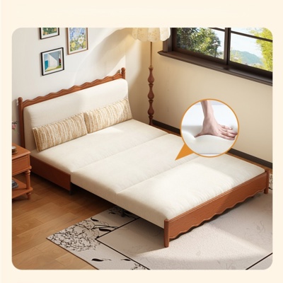 YG-Solid Wood Mini Sofa Bed view 1
