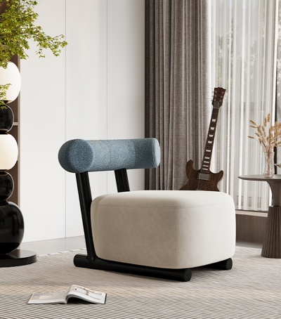 Sleigh-style lounge chair-YGDY2040 view 3