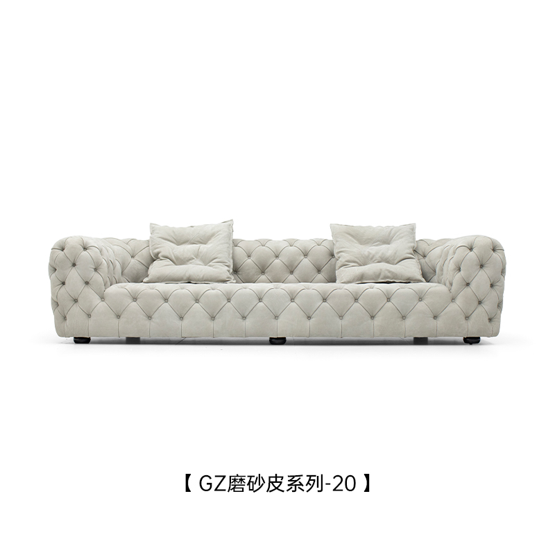 YGSF0132 Chester Moon Tufted Sofa