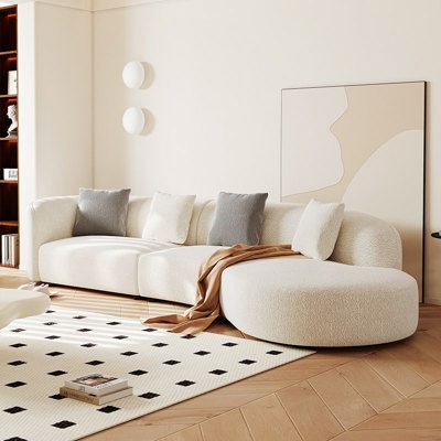 YGSF046 Curved Sofa view 1