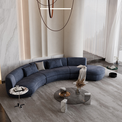 YGSF0101 Baxter Curved Sofa view 1