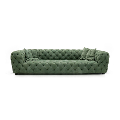 YGSF0132 Chester Moon Tufted Sofa view 3