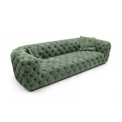 YGSF0132 Chester Moon Tufted Sofa view 4