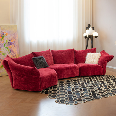 YGSF0364 Detachable Full Steel Frame Petal Sofa view 1