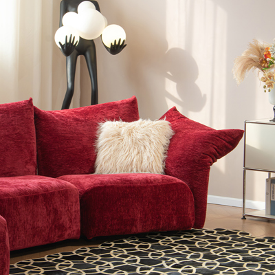 YGSF0364 Detachable Full Steel Frame Petal Sofa view 2