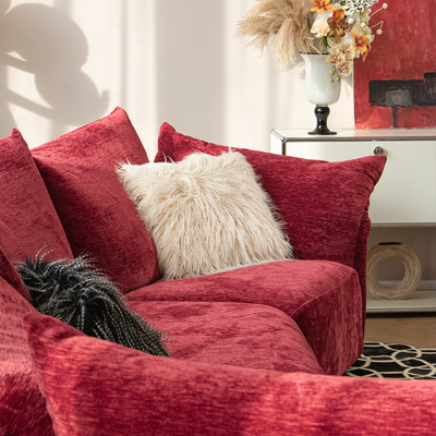 YGSF0364 Detachable Full Steel Frame Petal Sofa view 3