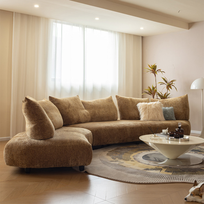 YGSF0382 Full Steel Frame Petal Sofa view 3