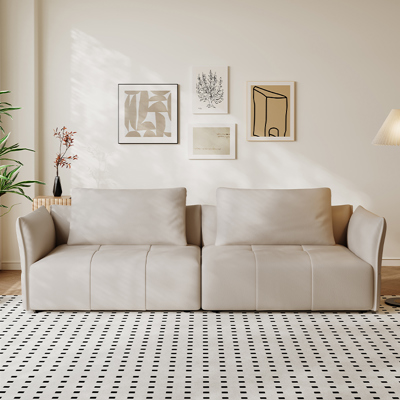 Chestnut Sofa view 3