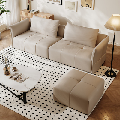 Chestnut Sofa view 4