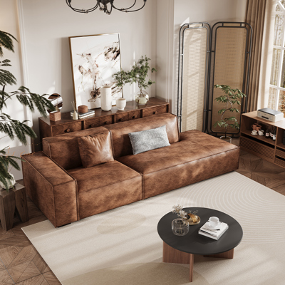 Tofu Block Sofa (Zeus Series) view 3