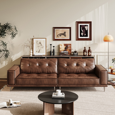 Genuine Leather Sofa view 3