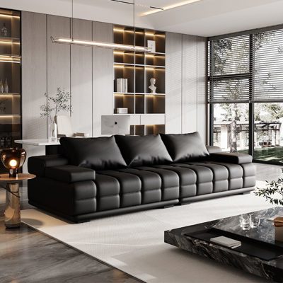 Italian Minimalist Sofa view 1