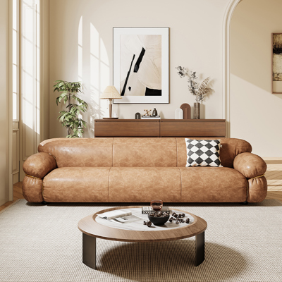 Candy Leather Sofa view 2