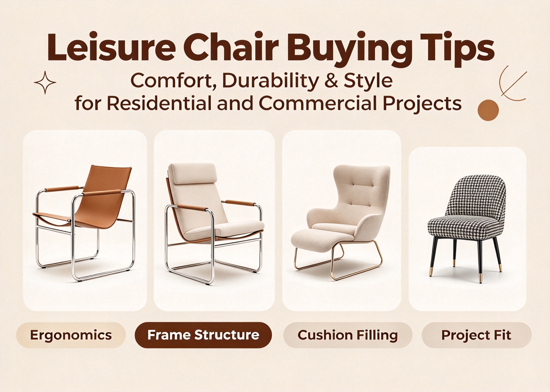 Leisure Chair Buying Tips for Residential & Commercial Interior Projects