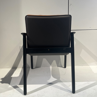 Saddle Leather Lounge Chair view 5