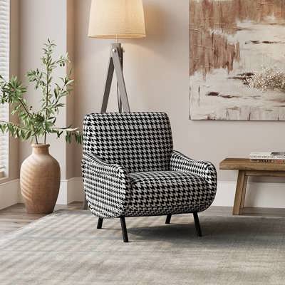 Houndstooth Lounge Chair view 1