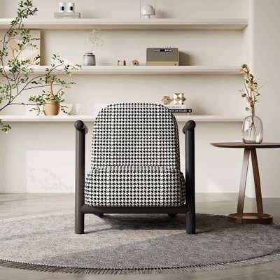 Houndstooth Sled Chair view 2