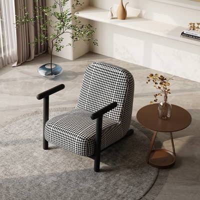 Houndstooth Sled Chair view 3