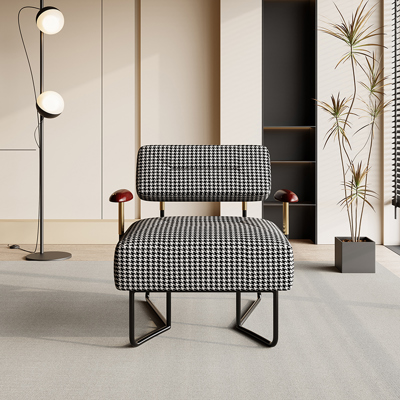 Houndstooth Accent Chair view 2