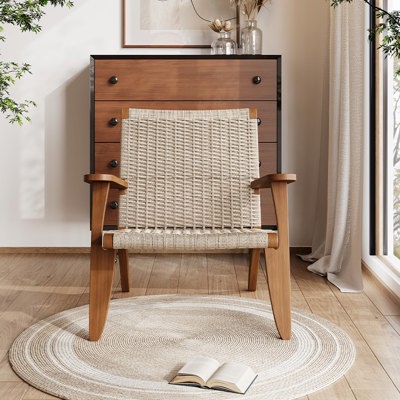 Woven Cord Kraus Lounge Chair view 2