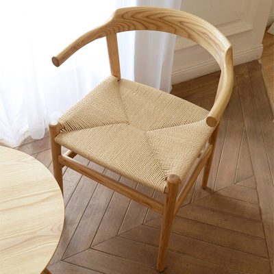 Woven Cord Horn Chair view 1
