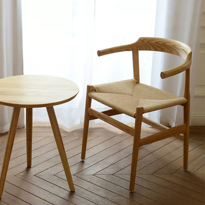 Woven Cord Horn Chair view 2