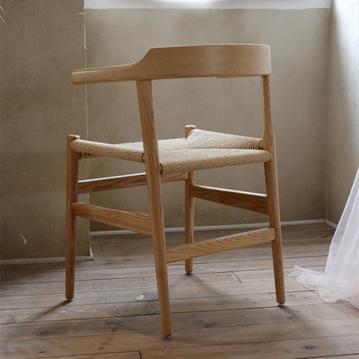 Woven Cord Horn Chair view 4