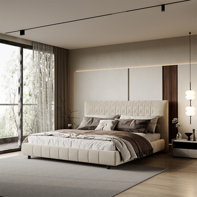 Minotti Curtis Bed view 3