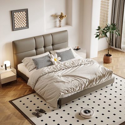 Italian Button-Tufted Bed view 1