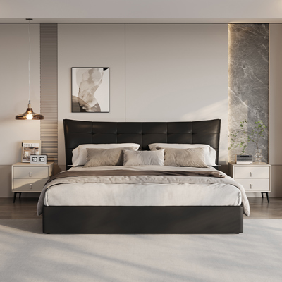 Button-Tufted Bed view 2