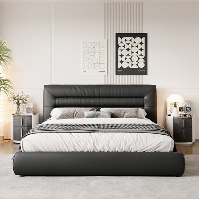 Genuine Leather Bed view 1