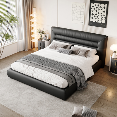 Genuine Leather Bed view 2