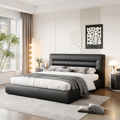 Genuine Leather Bed view 3