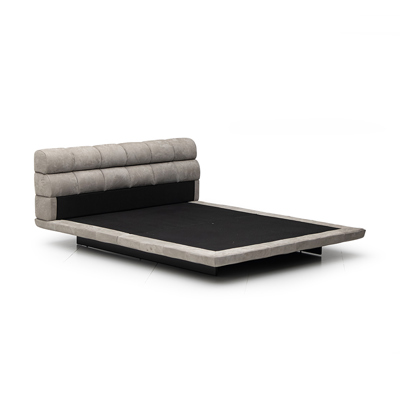 Puff Floating Bed (Full Suede Leather) view 2
