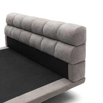 Puff Floating Bed (Full Suede Leather) view 4