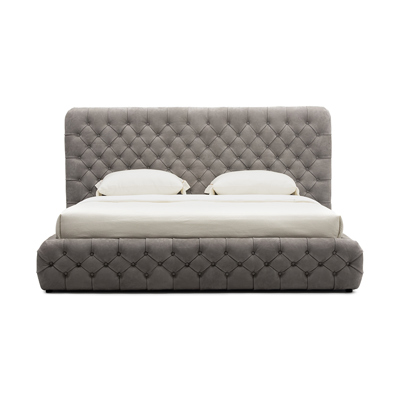 Button-Tufted Bed view 1