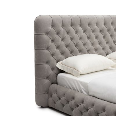 Button-Tufted Bed view 2