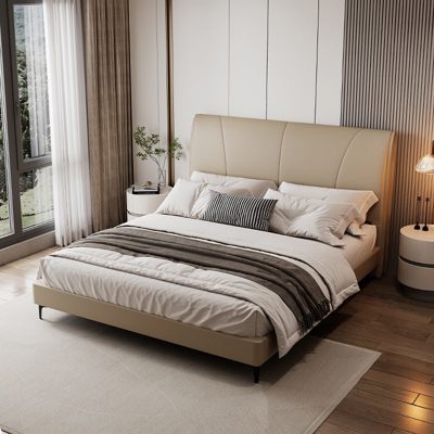 Genuine Leather Bed view 1
