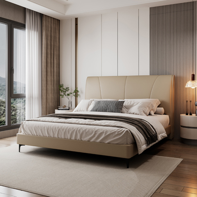 Genuine Leather Bed view 3