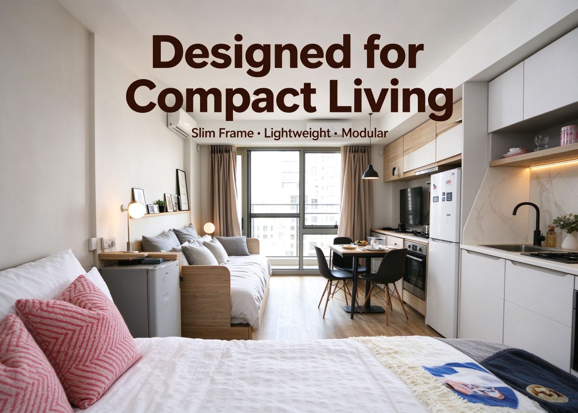 Small Space Furniture Ideas: Compact Sofa, Leisure Chair & Bed for Micro Apartments